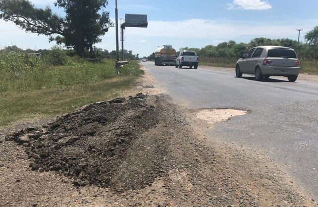 Ruta 11: pocos arreglos sobre el corredor y con tramos en estado calamitoso