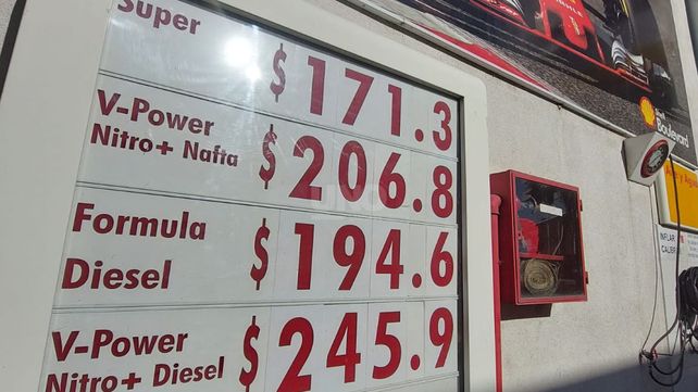 Aumento de combustible de Shell en la ciudad de Santa Fe