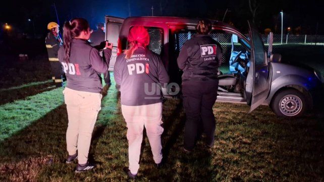 El lugar donde hallaron al ciudadano chino en Esperanza El lugar donde hallaron al ciudadano chino en Esperanza