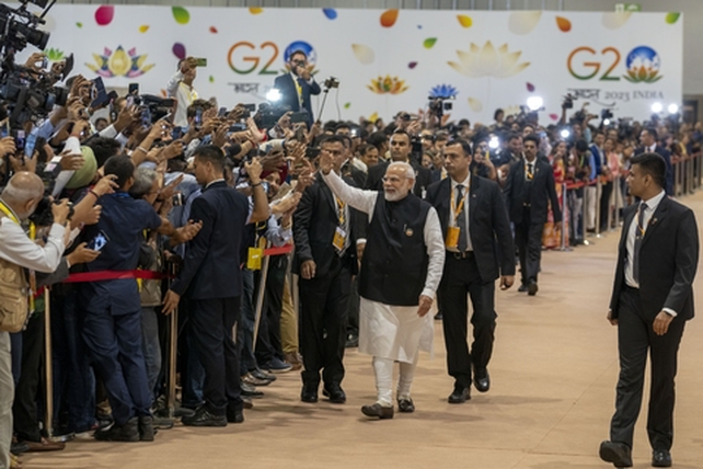 El premier indio Narendra Modi durante la cumbre del G20 en Nueva Delhi. Su país tiene un rol cada vez más relevante en el escenario mundial. 