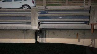 Grieta en el puente Carretero: llegan los especialistas y refuerzan los controles de tránsito