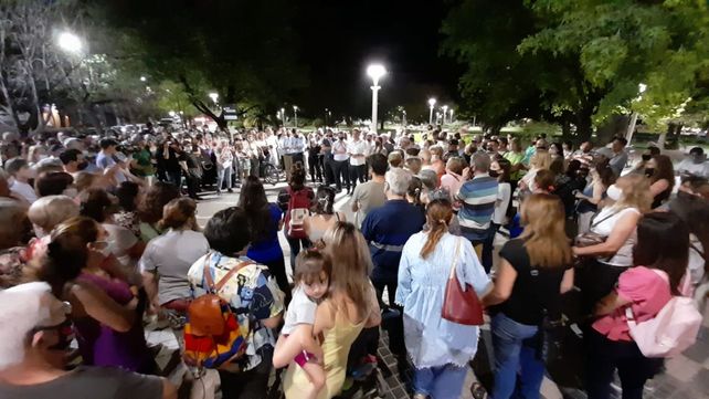 En la manifestación estuvo presente el intendente firmatense