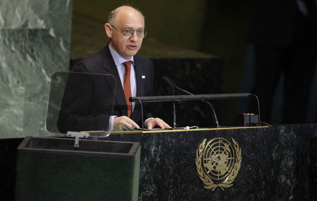 Argumentos. El canciller Timerman explicó que la Argentina apeló a la Convención de Viena.