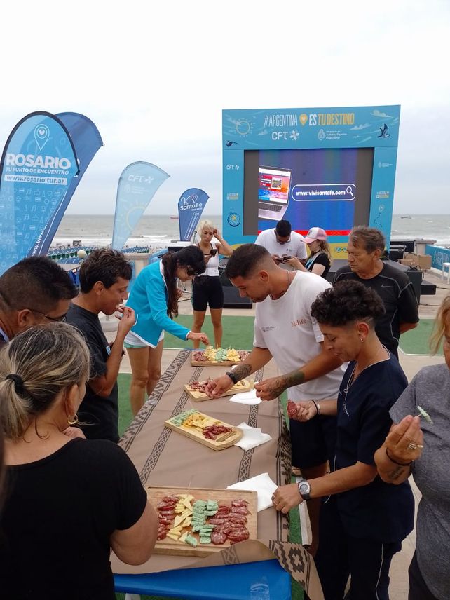 Durante las jornadas hubo degustación.