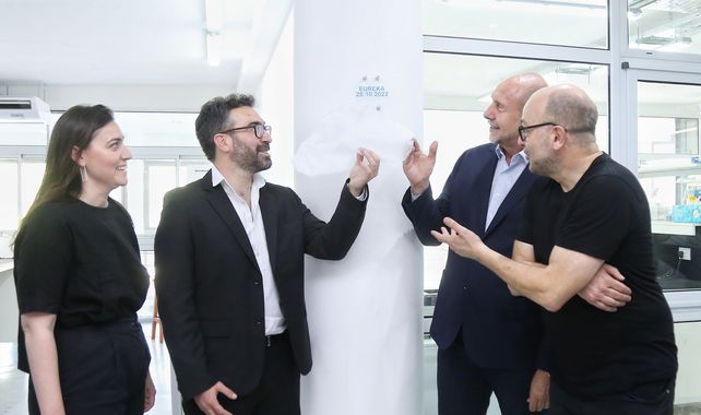 El gobernador Perotti participó ayer de la inauguración de Eureka.
