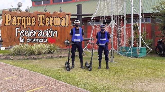La Policía sumó monopatines eléctricos para patrullajes