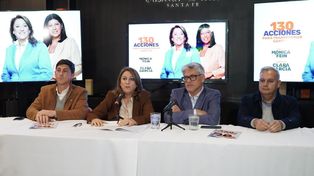 &nbsp;La socialista encabezó un acto en la ciudad de Santa Fe.