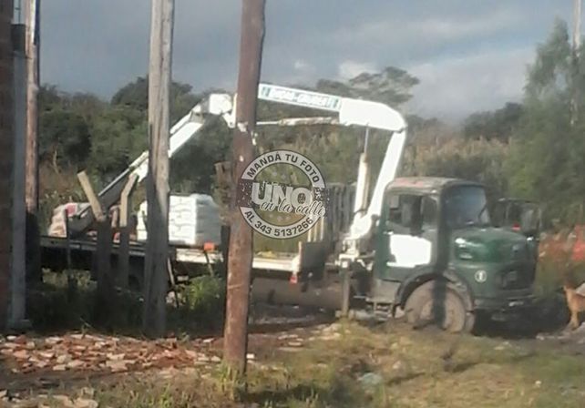 Las calles internas de Bajada Grande están abandonadas