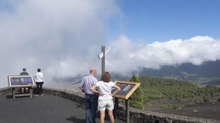El parque natural de Cumbre Vieja, en la isla de La Palma.