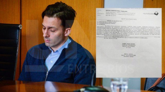 Jorge Julián Christe fue excarcelado y cumple prisión domiciliaria con tobillera electrónica