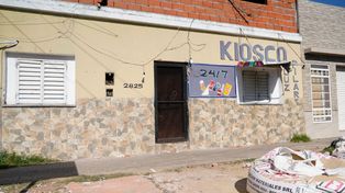 Biedma 2825, lugar sindicado como punto de venta. Allí fueron detenidas Camejo, su hija Brenda Barboza y fue ejecutado su hijo Ismael Barboza.