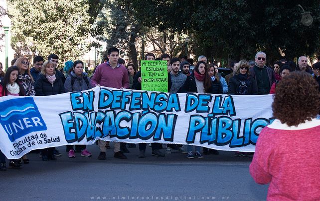 Movilización en Concepción del Uruguay