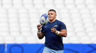 El primera línea tucumano Thomas Gallo será titular frente a los All Blacks en París.