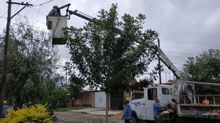 Todavía quedan 13.000 vecinos sin luz en Santa Fe