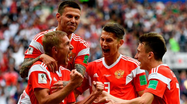 Rusia no tuvo piedad y arrancó goleando a Arabia Saudita en el Mundial