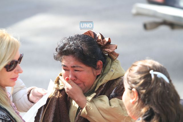 Desconsolada. Foto&nbsp;UNO&nbsp;Juan Ignacio Pereira.&nbsp;