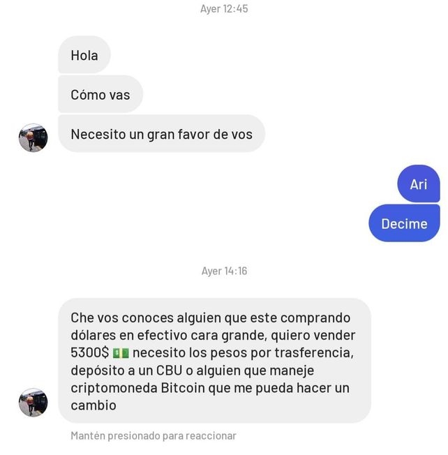 Hackearon al periodista Ariel Bulsicco para estafar con una venta de dólares falsa