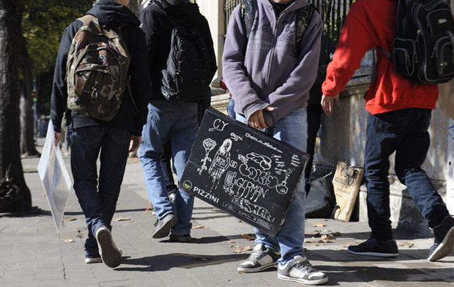 A clases. Balagué destacó que más de 10 mil jóvenes retomaron la escuela secundaria por el plan provincial. (foto: Leonardo Vincenti)