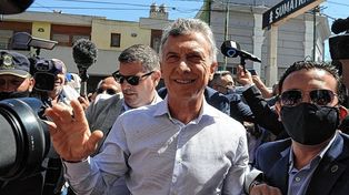 El ex presidente Mauricio Macri se presenta a declarar en el juzgado federal de Dolores.&nbsp;