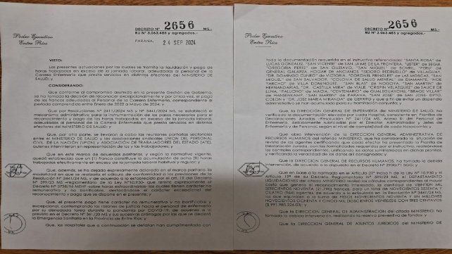 enfermería decreto