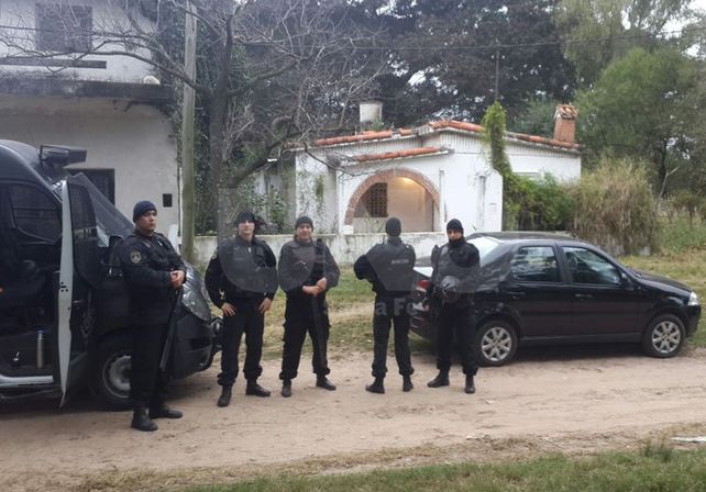 El lugar en donde se realizó el operativo