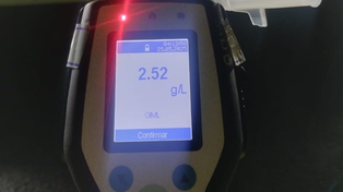 El test de alcoholemia al conductor del camión arrojó un valor cinco veces superior al permitido.&nbsp;