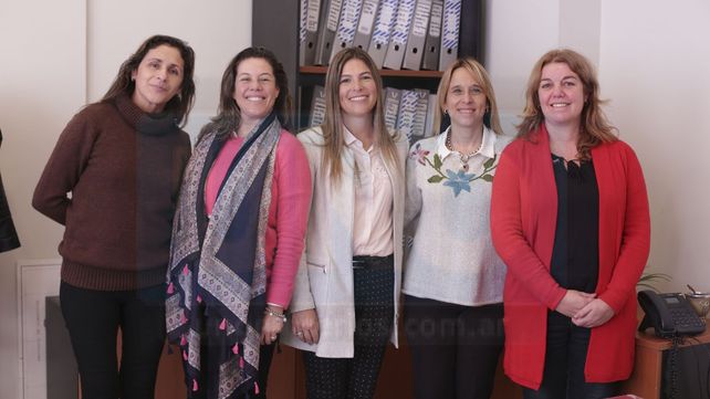 Equipo. Las integrantes de la Oficina de Violencia de Género