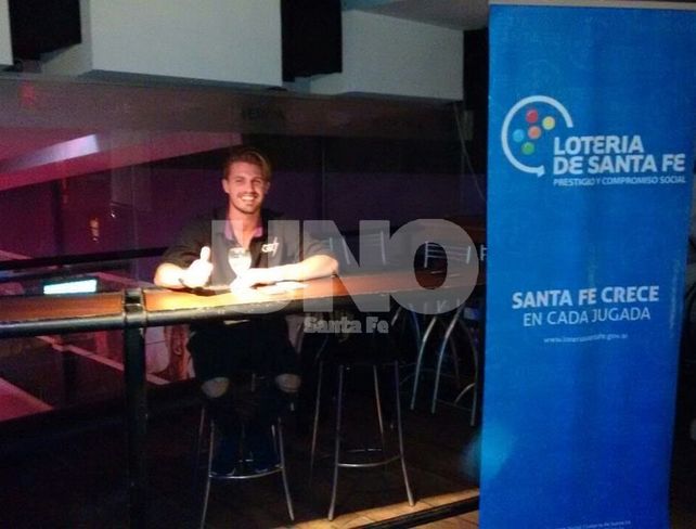 Por más. Rossi en la conferencia de prensa explicando su presente deportivo en el ámbito de la ACTC.