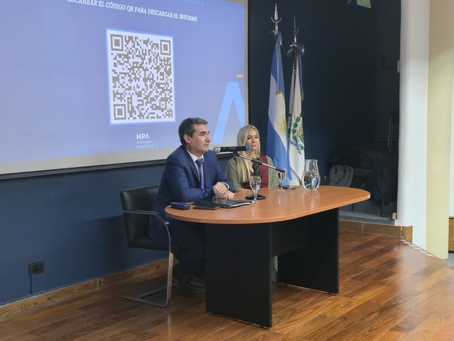 El fiscal regional Matías Merlo y la fiscal general María Cecilia Vranicich presentaron el informe de gestión 2024 de la Regional 2 con sede central en Rosario.