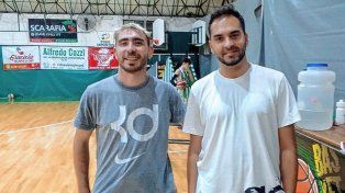 Nicolás Galligani y Emiliano Cano, la dupla técnica de Sanjustino para el Torneo Dos Orillas 2023.