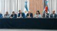 El gobernador Rogelio Frigerio encabezó el encuentro institucional con su equipo de ministros.