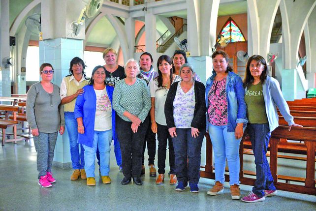 Las mujeres campesinas se reúnen periódicamente.
