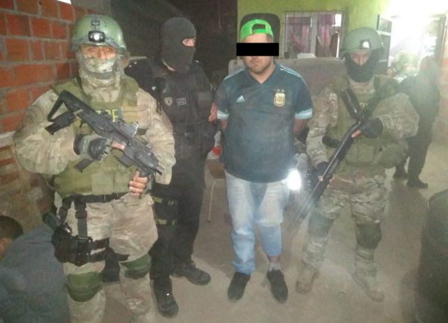 El Gordo Dany cayó en un operativo en Villa Gobernador Gálvez.
