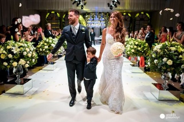 Las estrellas que fueron a la boda de Messi sólo donaron 200 mil pesos