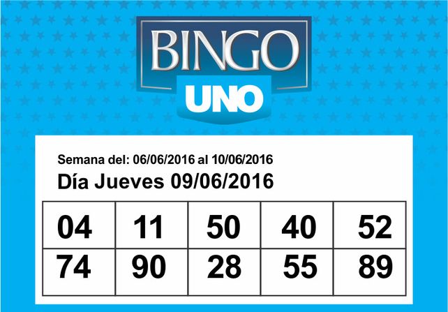 Bingo UNO: bases y condiciones