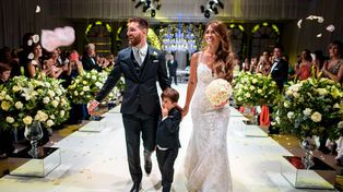 Ya declarados oficialmente marido y mujer. &nbsp;