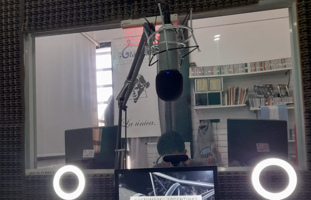 El estudio de Radio Clásica ubicado en Corrientes al 800.&nbsp;