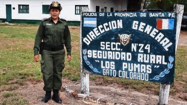 Guardia Rural Los Pumas: asumió  por primera vez una mujer como jefa de la Sección 24° en Gato Colorado