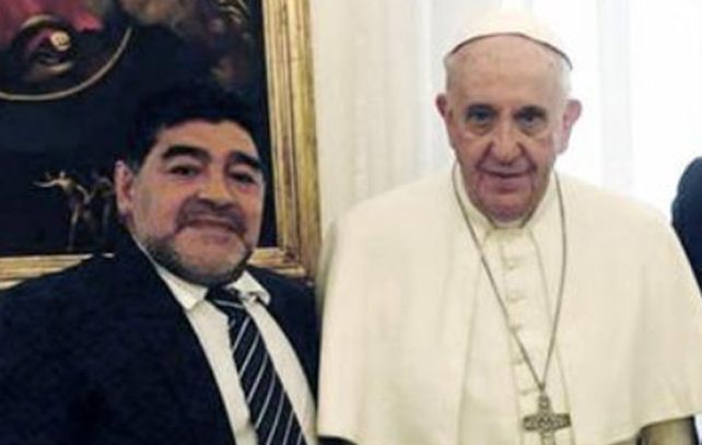 Maradona y el Papa