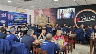 Central Córdoba almorzó en Rosario y ya partió a San Nicolás con toda la ilusión a cuesta,