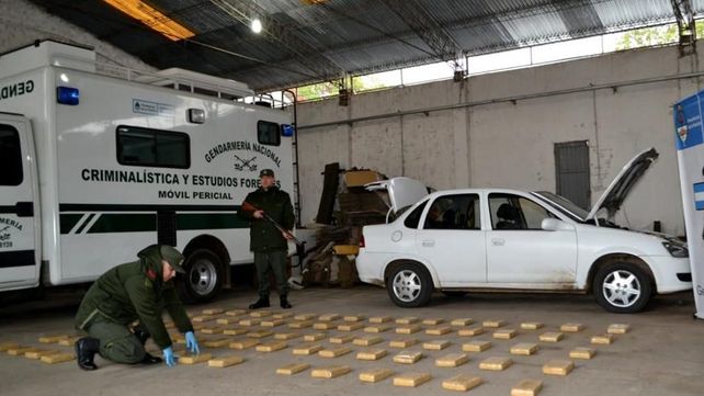 Detuvieron a dos narcos entrerrianos en Itatí con más de 80 kilos de drogas valuados en 2,3 millones de pesos