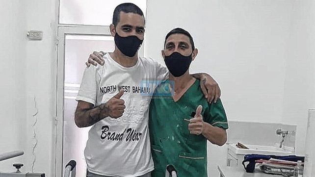 Solidaridad. Román recuperó la esperanza.