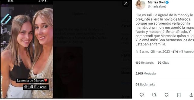 La novia secreta de Marcos, el ganador de Gran Hermano