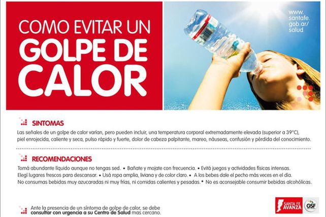 Recomiendan extremar cuidados en la salud y un uso responsable del agua y la energía