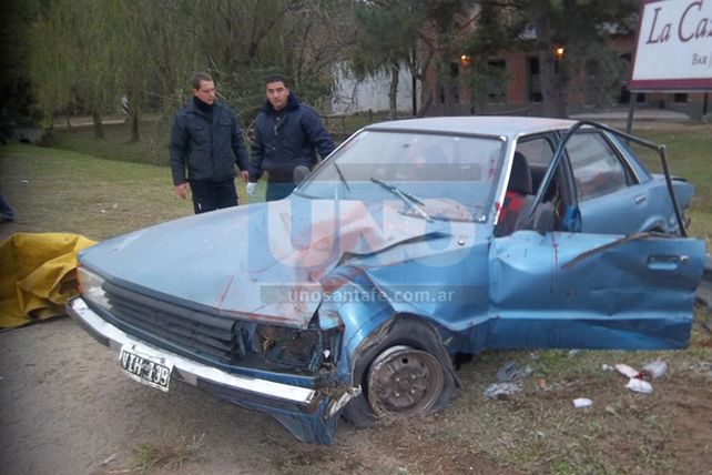 Vuelco fatal sobre la ruta provincial Nº 1