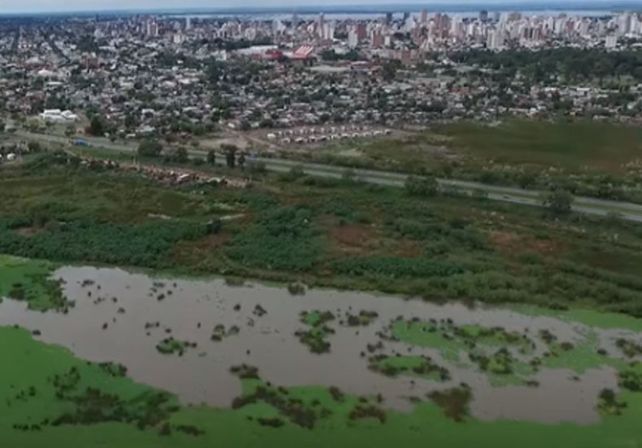 Imágenes impactantes de la crecida del Salado en Santa Fe