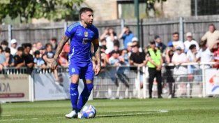 Nicolás Otamendi fue titular en la derrota de la Selección Sub 23.
