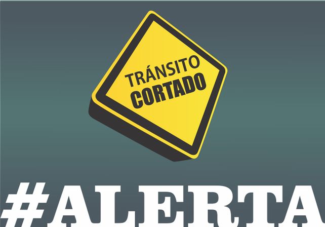 Corte de tránsito por obras en calle Cura Álvarez