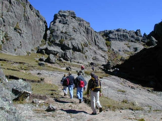 formación. En Los Gigantes existe un circuito de trekking.