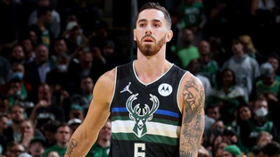 Vildoza jugó 43 segundos en la caída de Milwaukee ante Boston en la NBA